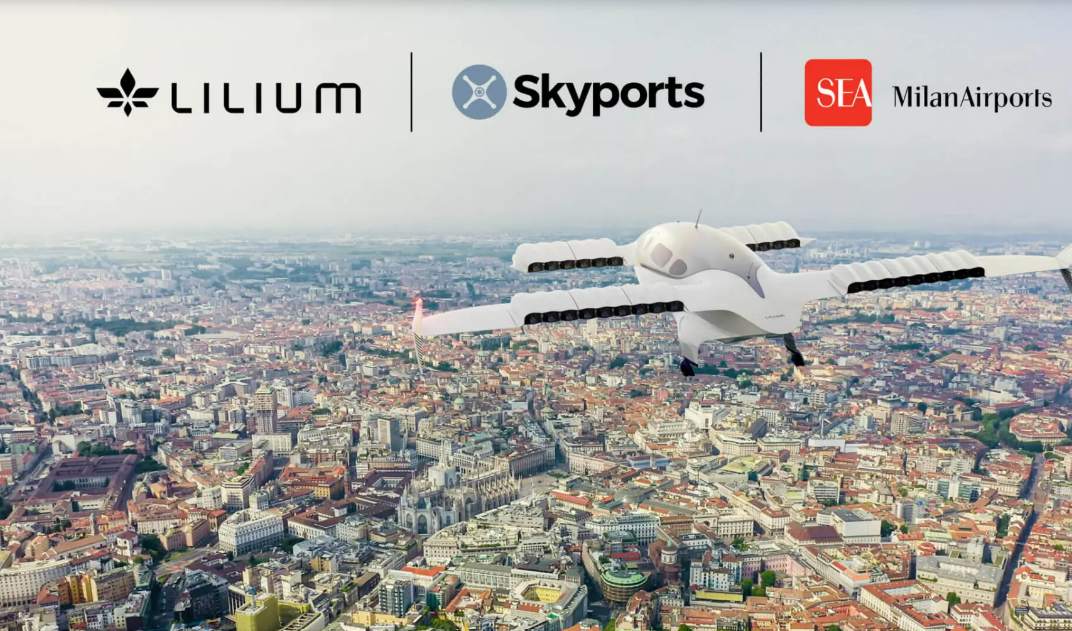 Lilium, SEA Milan Airports and Skyports to launch Regional Air Mobility network in Northern Italy